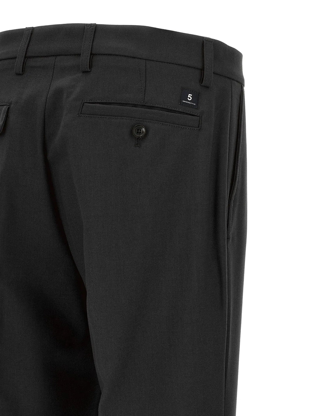 Department 5 Black Polyester Chino Pants