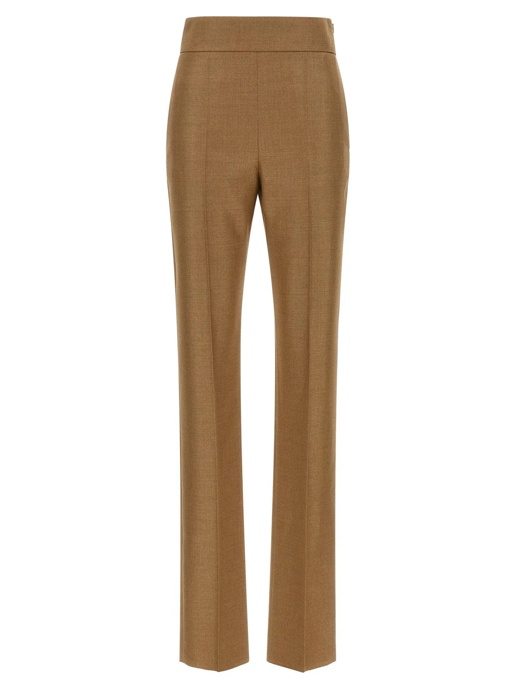 Valentino Garavani Beige Virgin Wool Dress Pants