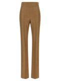 Valentino Garavani Beige Virgin Wool Dress Pants