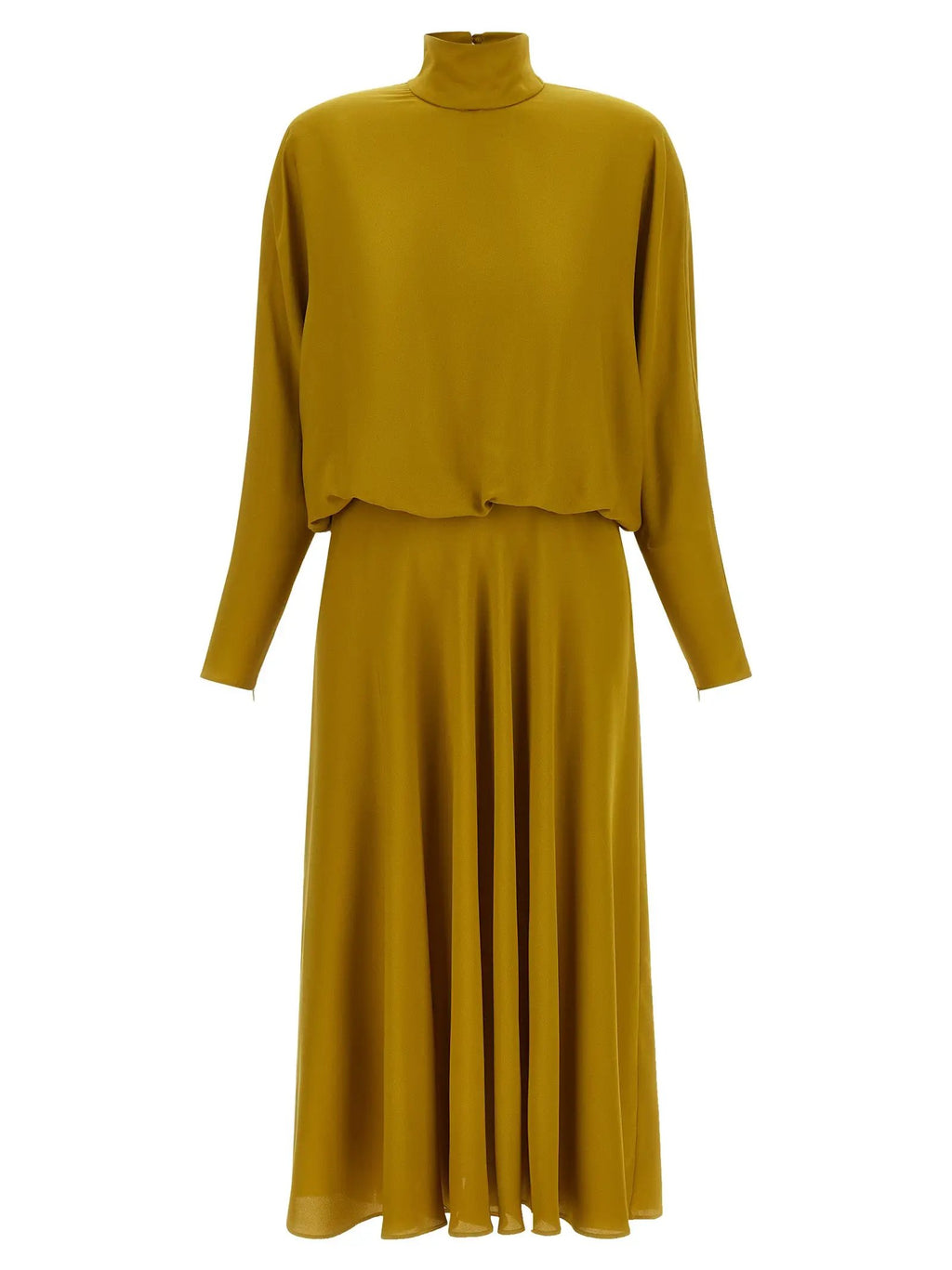 Valentino Garavani Bicolor Silk Midi Dress