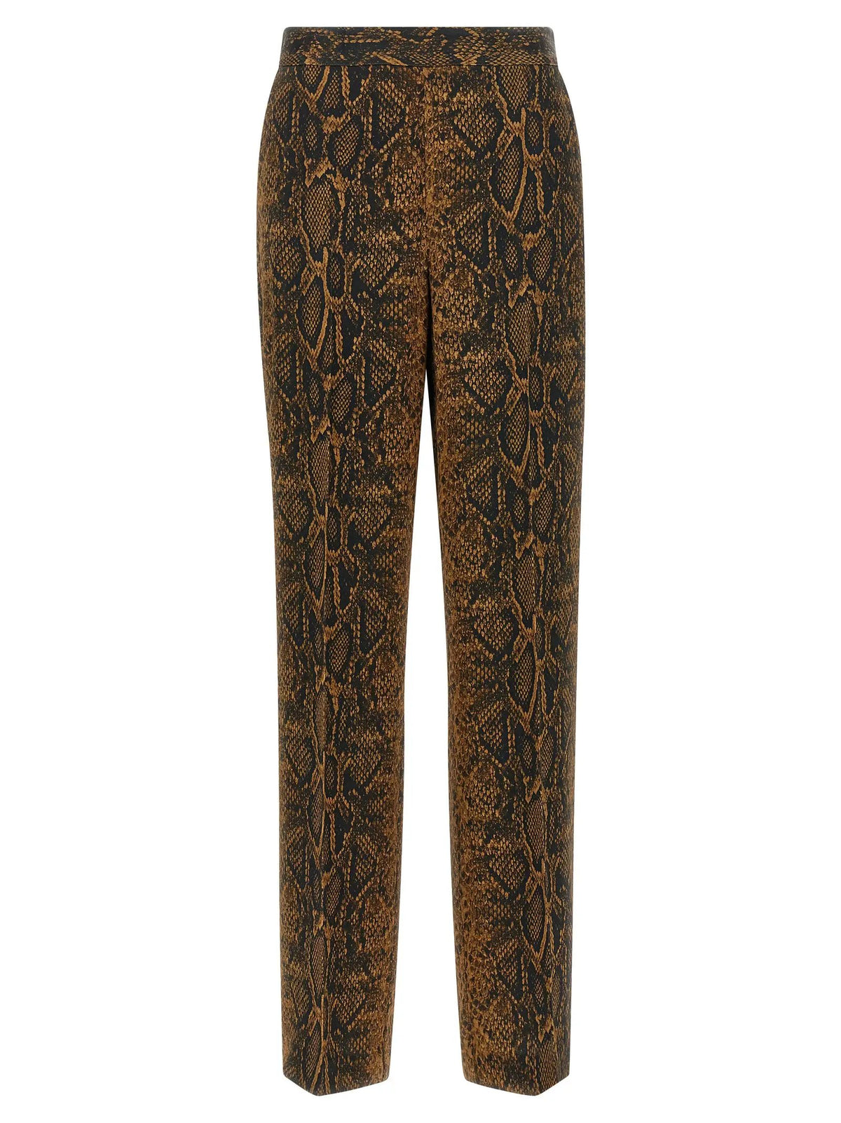Pantalon décontracté Twinset marron en viscose