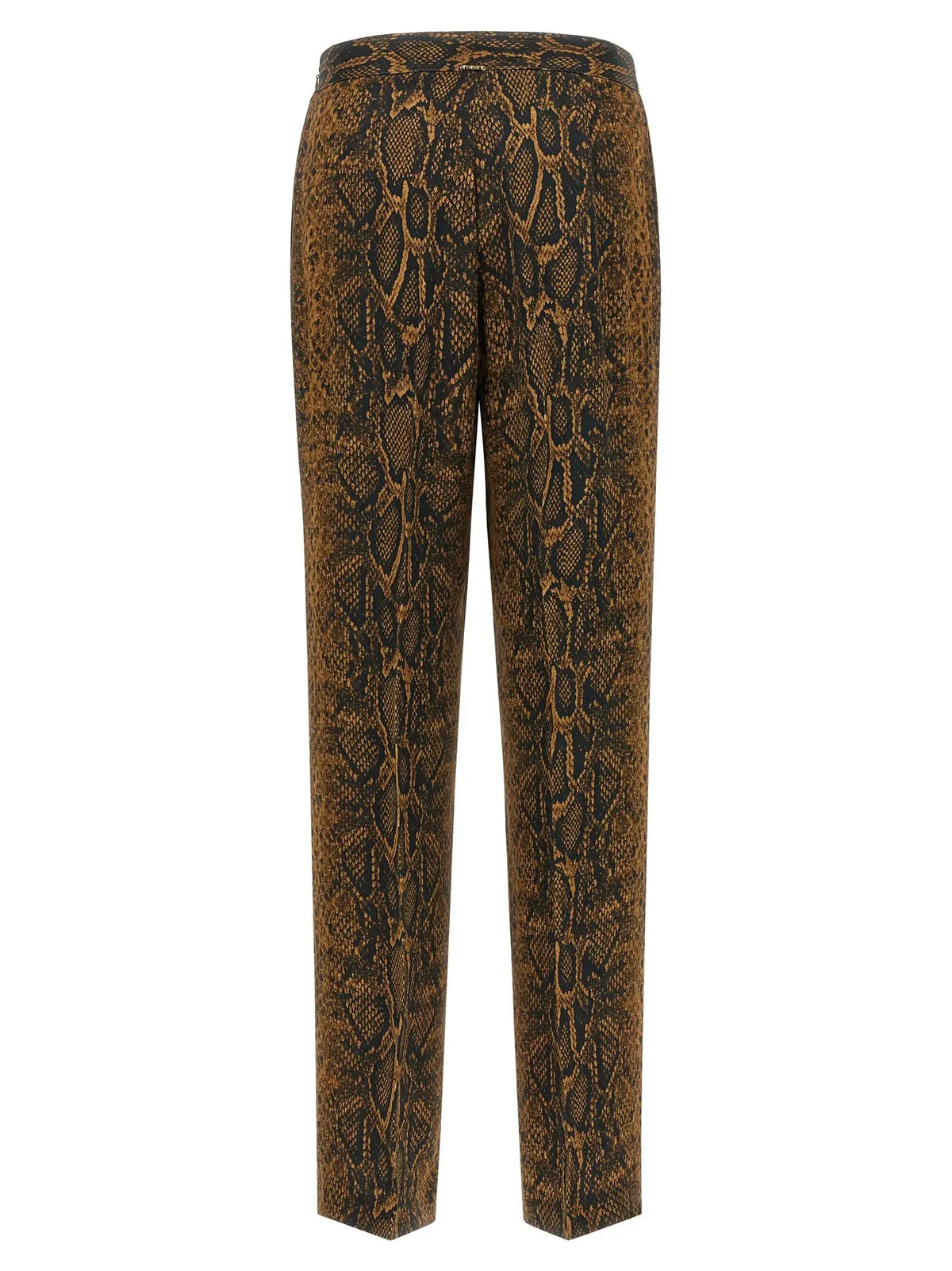 Pantalon décontracté Twinset marron en viscose