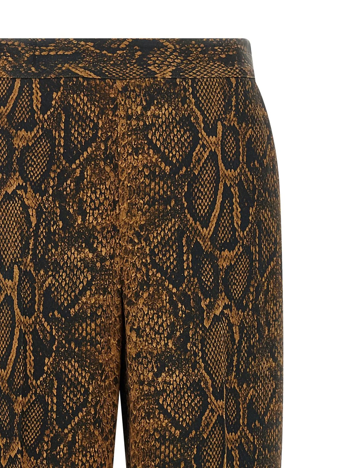 Pantalon décontracté Twinset marron en viscose
