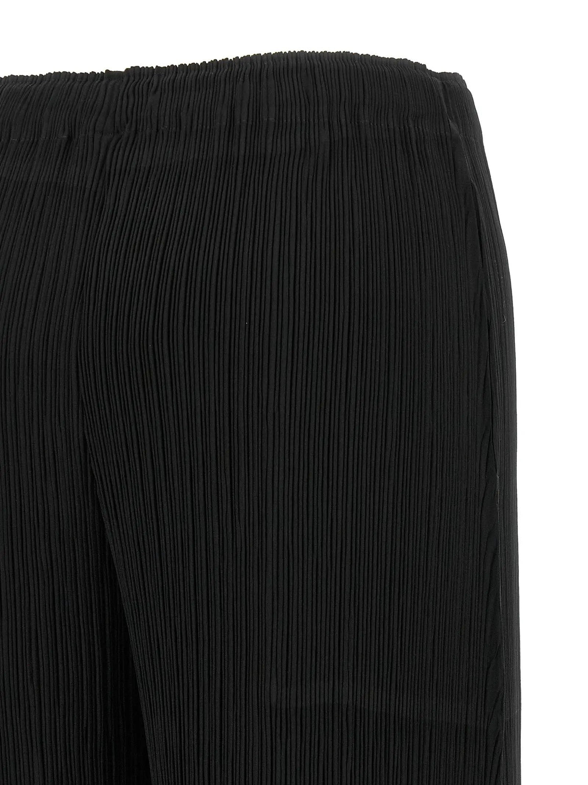 Pantalon décontracté Issey Miyake en polyester noir
