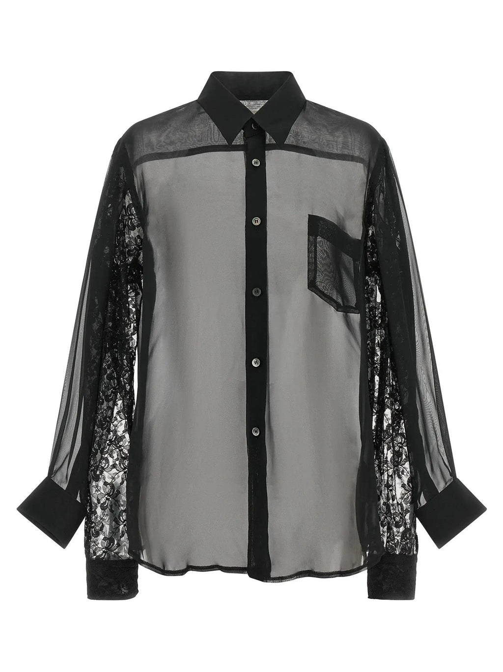 Chemisier noir en polyester Comme Des Garçons