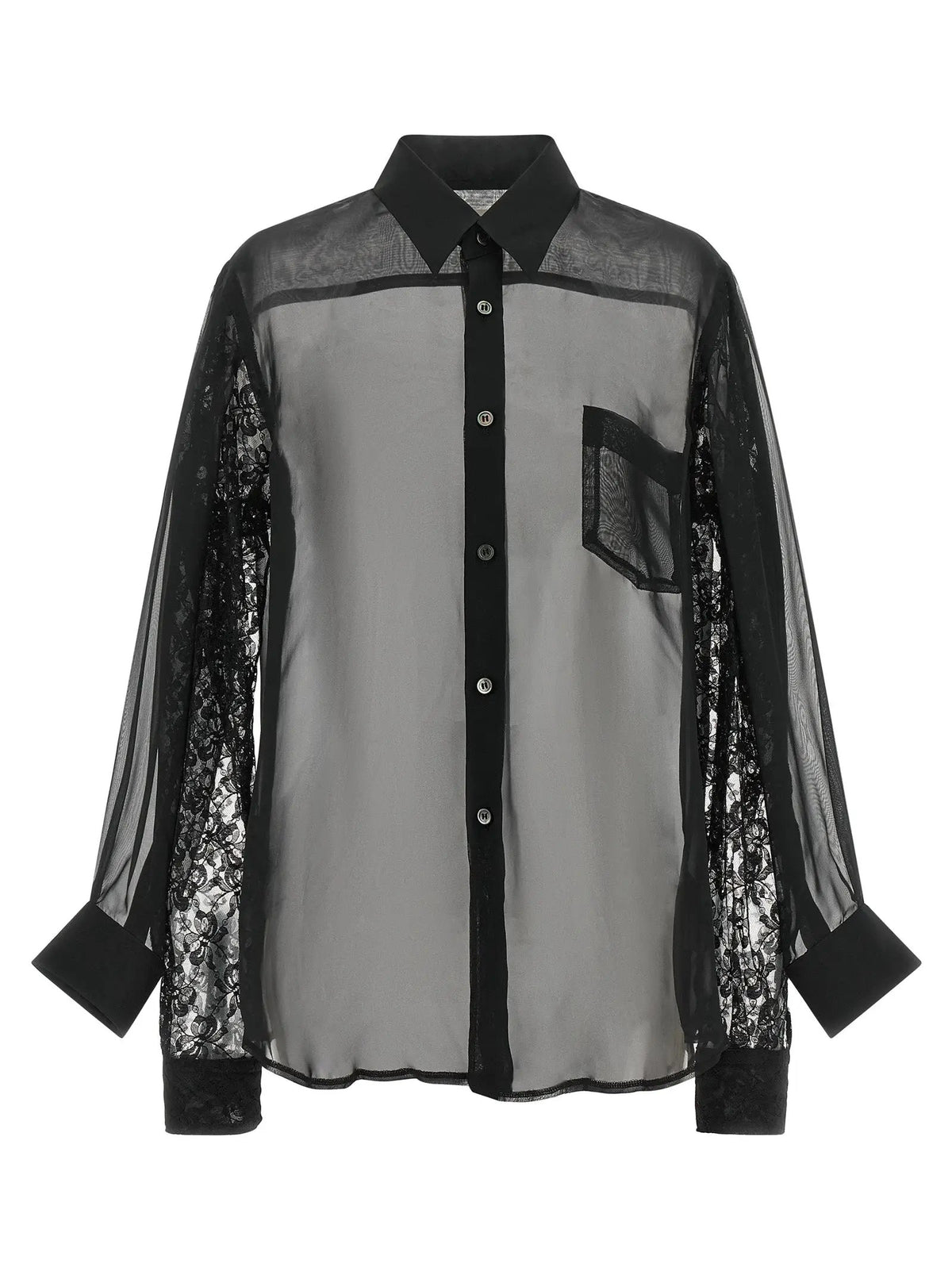 Chemisier noir en polyester Comme Des Garçons