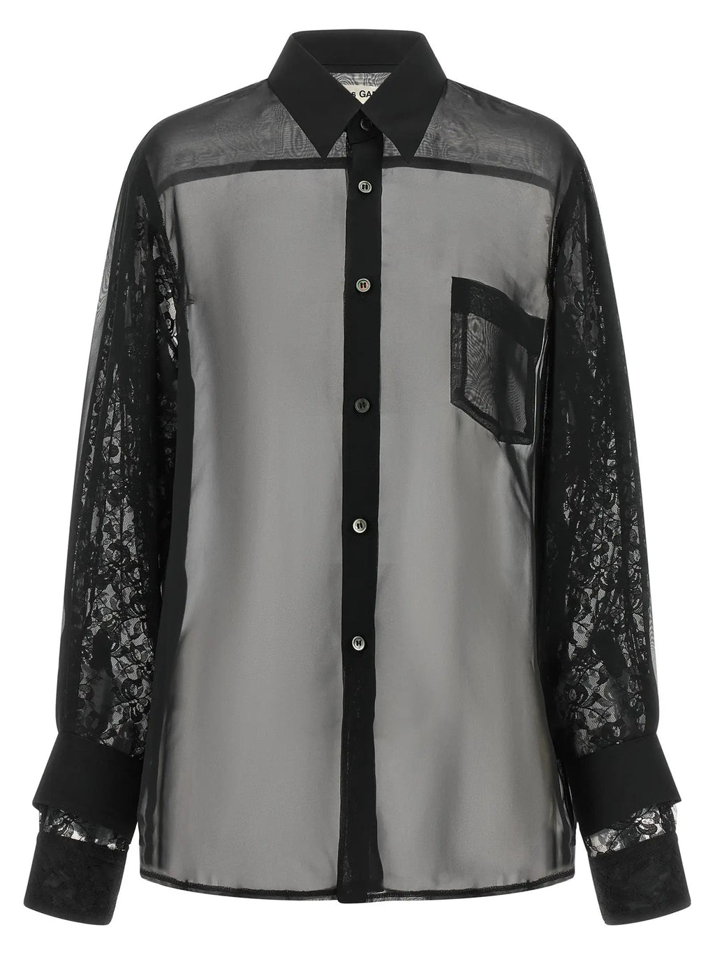 Chemisier noir en polyester Comme Des Garçons