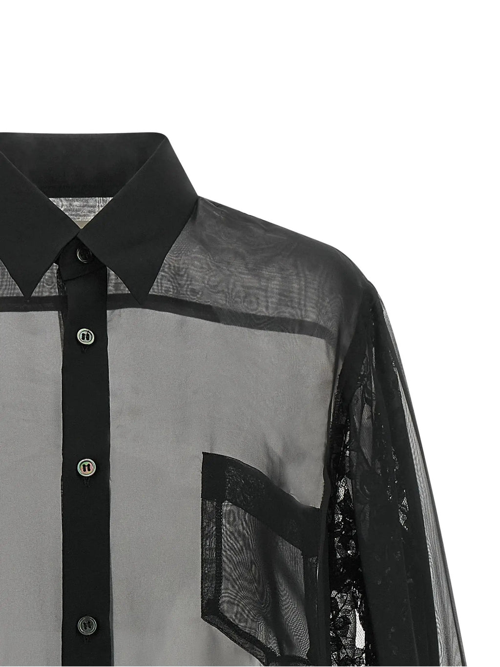 Chemisier noir en polyester Comme Des Garçons