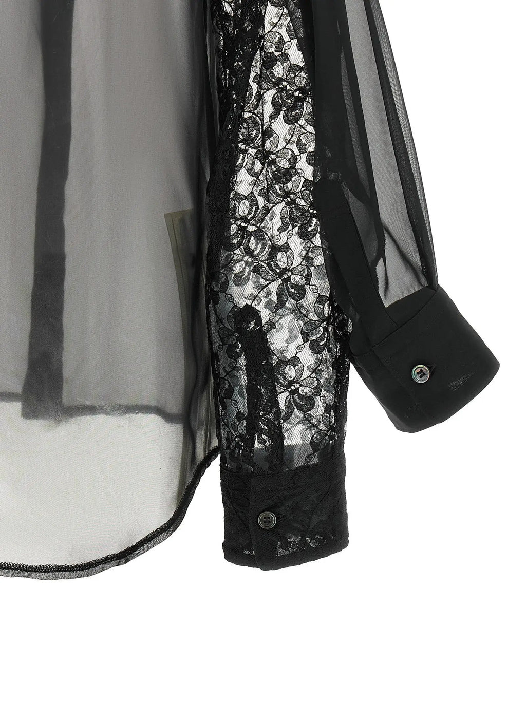 Chemisier noir en polyester Comme Des Garçons