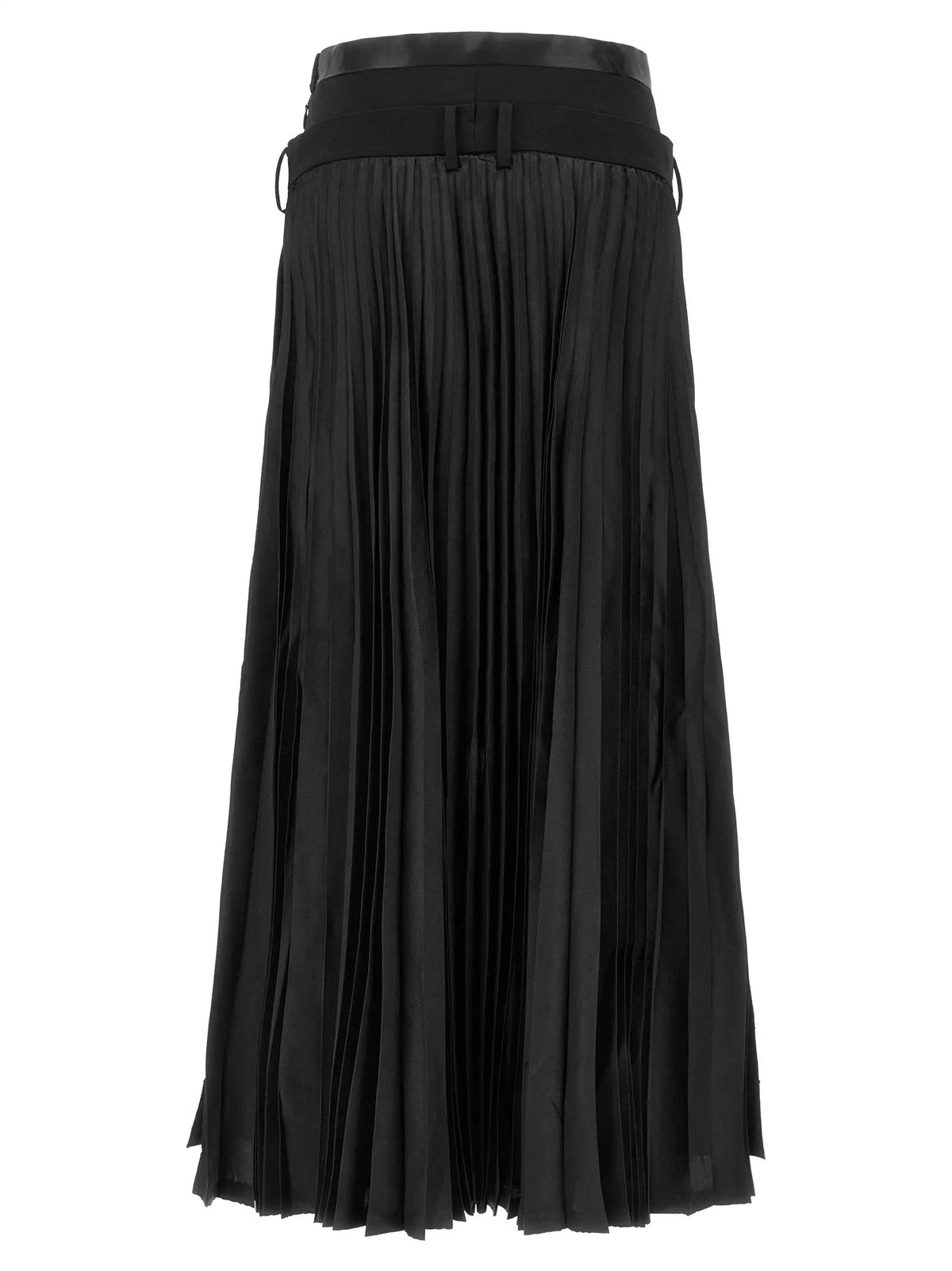 Junya Watanabe Pantalon décontracté en laine noire