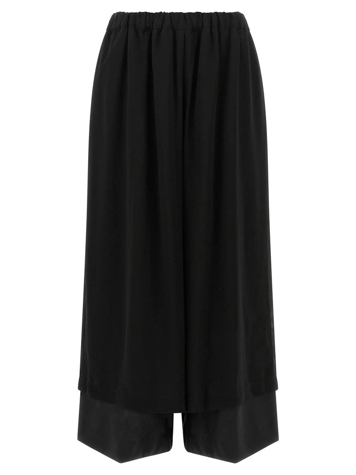 Pantalon décontracté en laine noire Comme Des Garçons