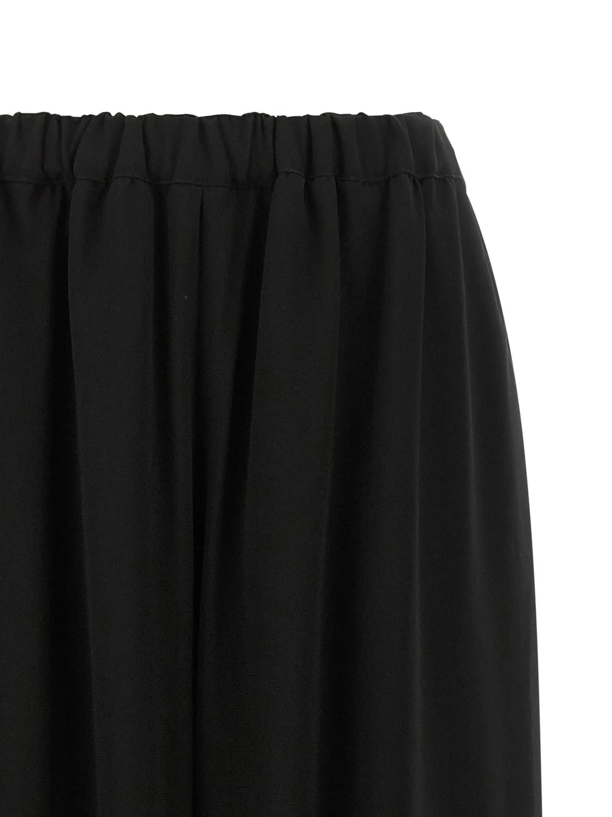 Pantalon décontracté en laine noire Comme Des Garçons
