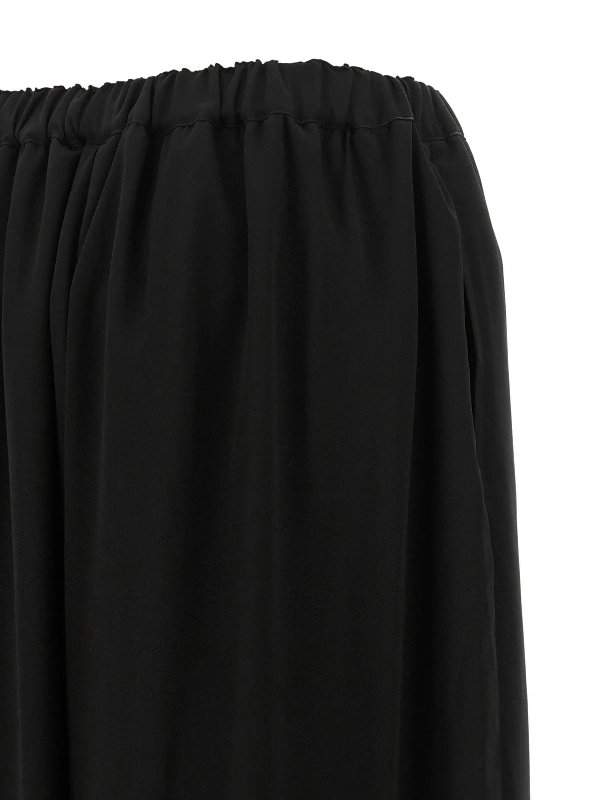 Pantalon décontracté en laine noire Comme Des Garçons