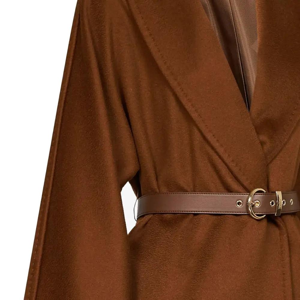 Veste Max Mara en laine vierge marron