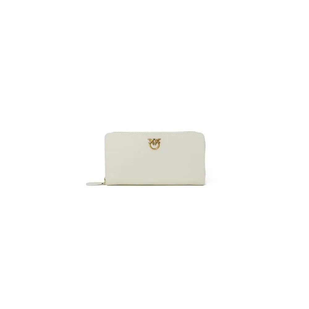 PINKO Cream Leather Wallet