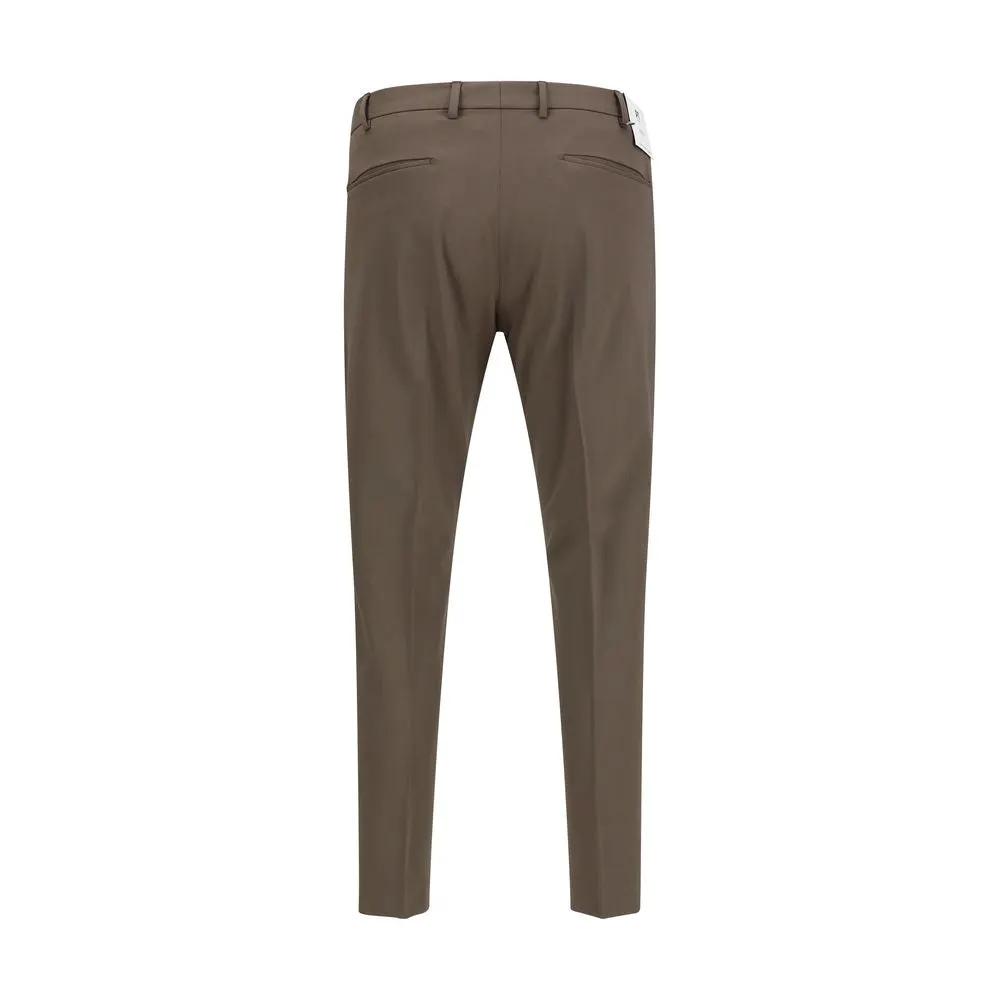 PT Torino PT Torino Brown Wool Oves Aries Dress Pants