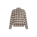 Max Mara Max Mara Brown Cotton Pattern Shirt