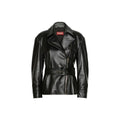 Max Mara Max Mara Black Lambskin Leather Jacket