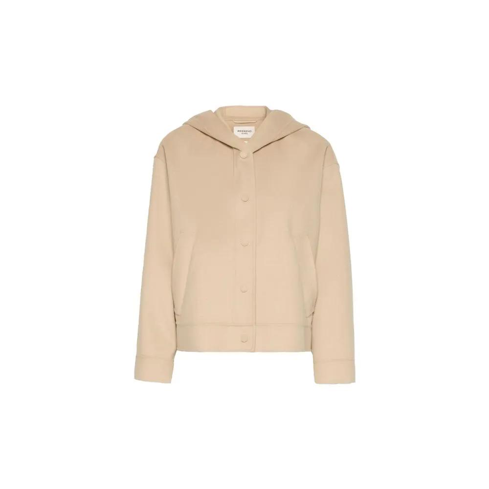 Max Mara Max Mara Beige Polyamide Jacket