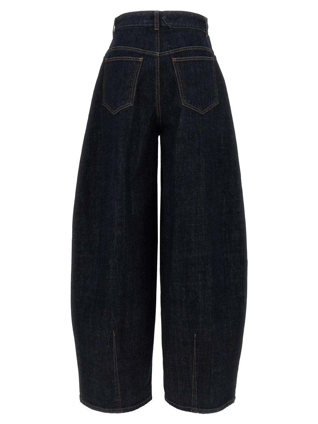 Jacquemus Jacquemus Blue Cotton High-Waisted Jean