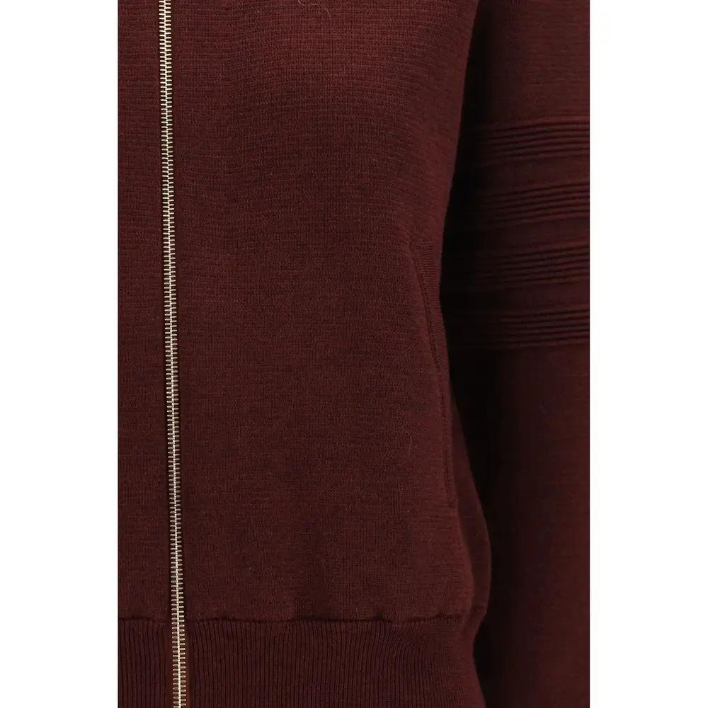 Thom Browne Thom Browne Bordeaux Wool Oves Aries Bomber