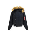 ALPHA INDUSTRIES ALPHA INDUSTRIES Black Nylon Bomber