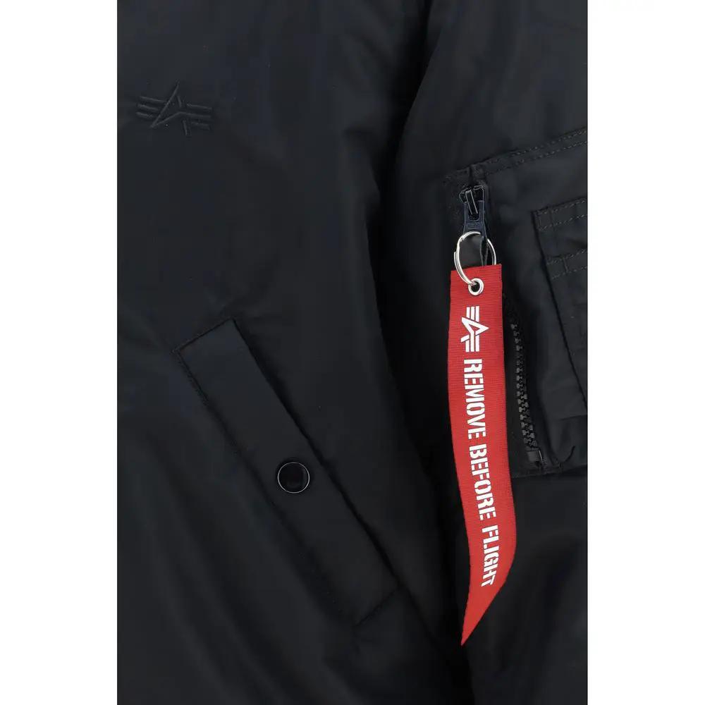 ALPHA INDUSTRIES ALPHA INDUSTRIES Black Nylon Bomber