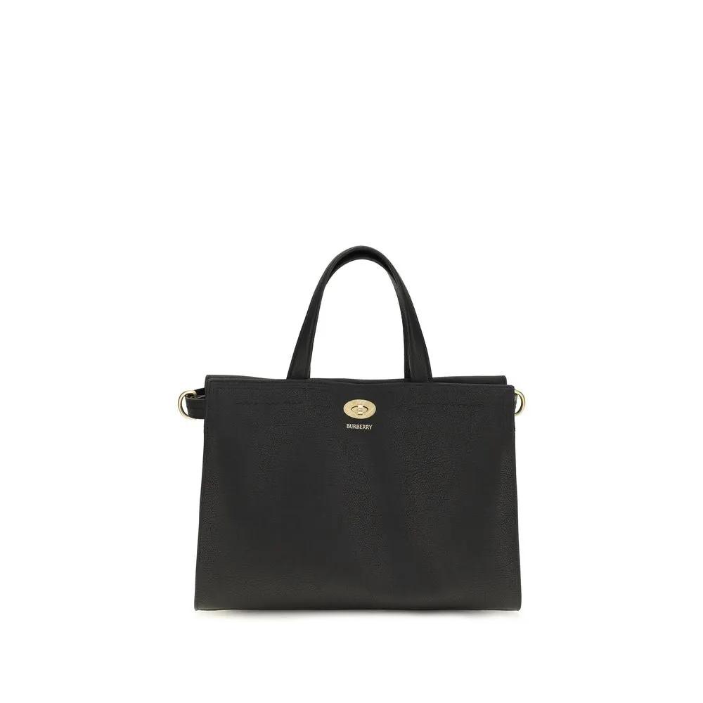 Burberry Black Cotton Handbag