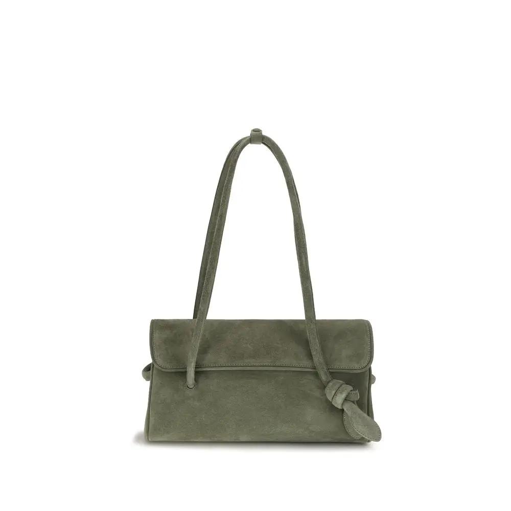 Jacquemus Bicolor Calf Leather Bos Taurus Shoulder Bag