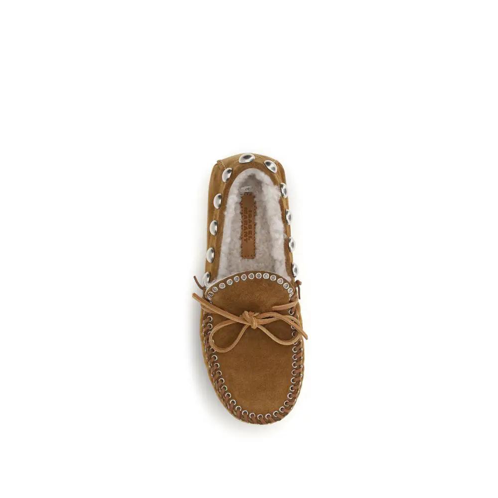 Isabel Marant Isabel Marant Brown Calf Leather Bos Taurus Slip-On Loafers