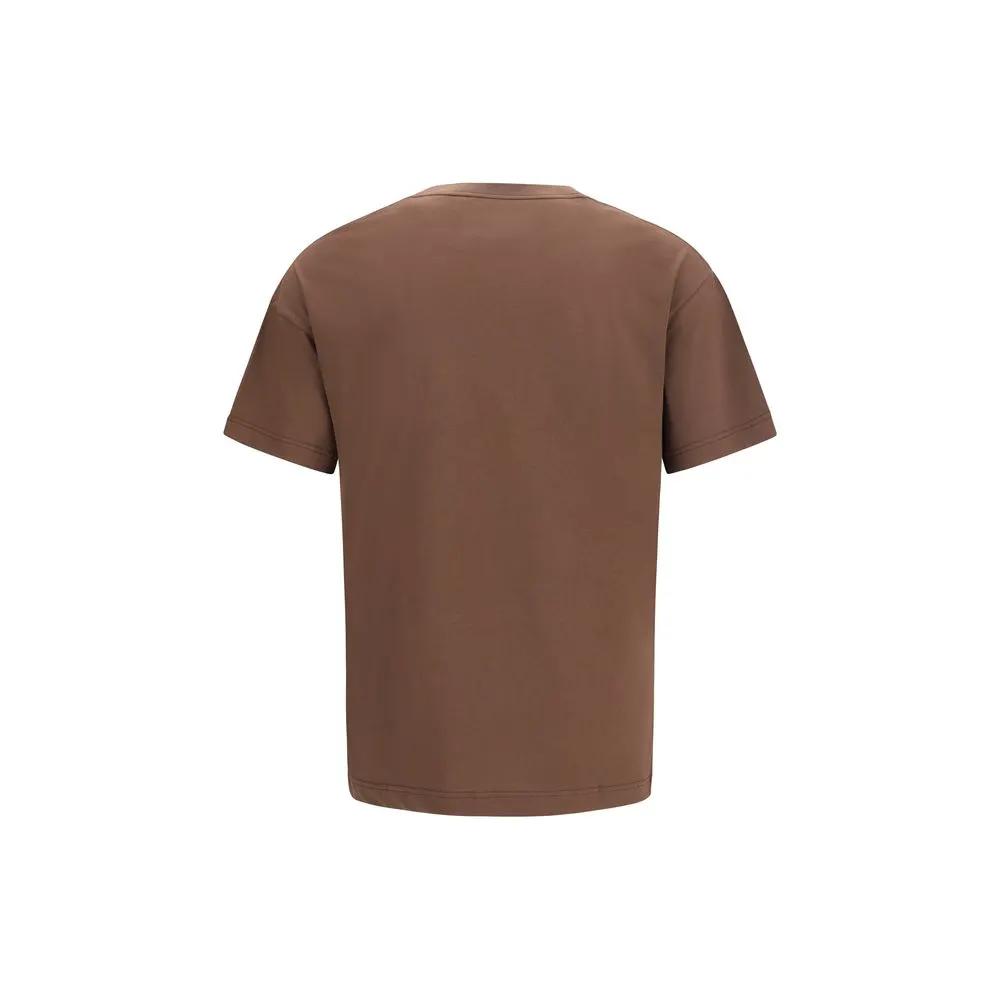 Palm Angels Brown Cotton T-Shirt