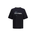 Palm Angels Black Cotton T-Shirt