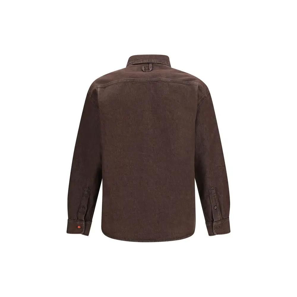 Jacquemus Brown Denim Shirt