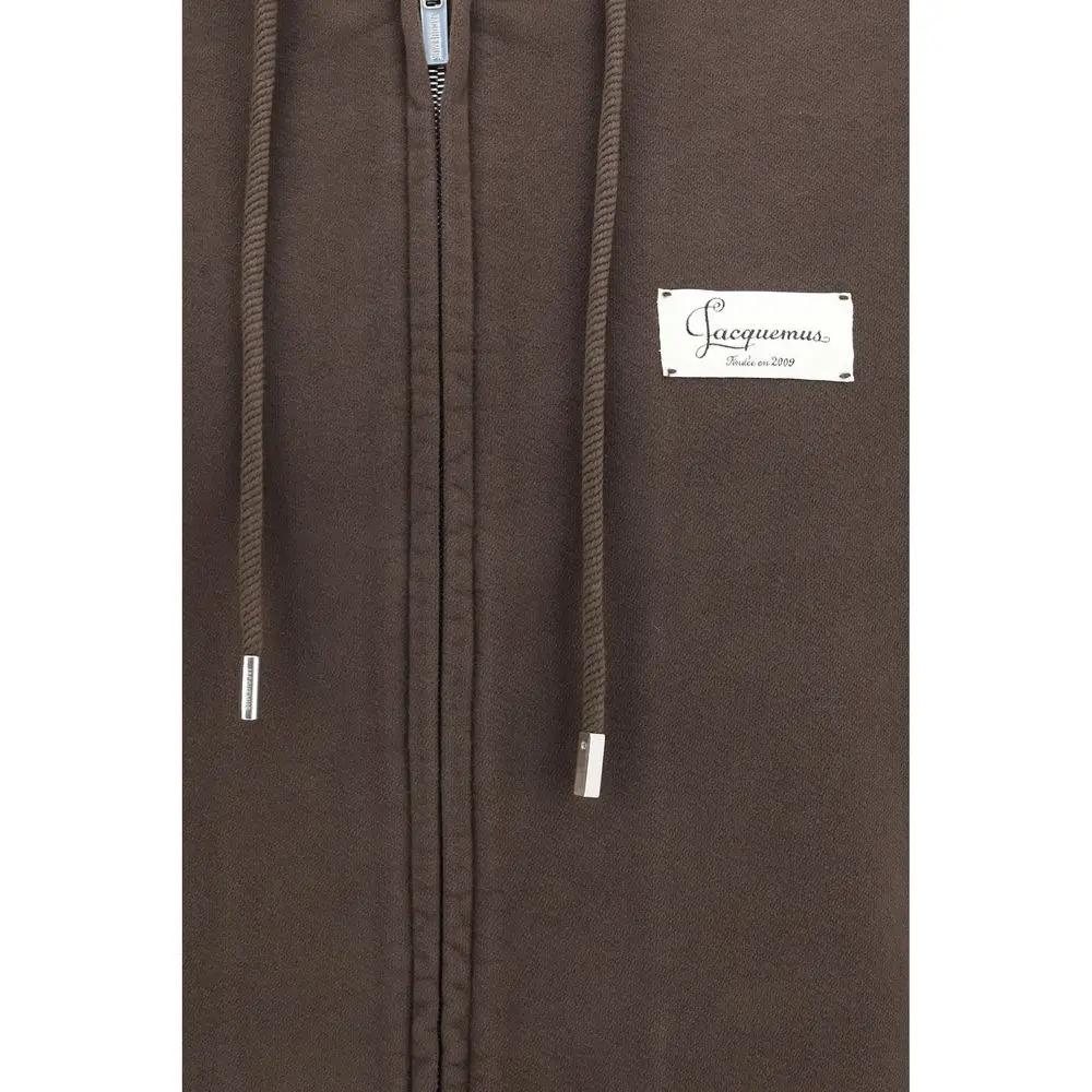 Jacquemus Brown Cotton Sweatshirt