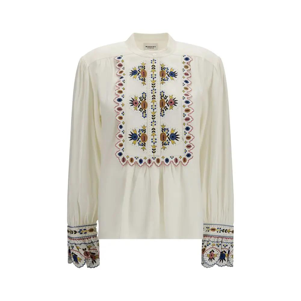 Isabel Marant Étoile Isabel Marant Étoile White Viscose Shirt