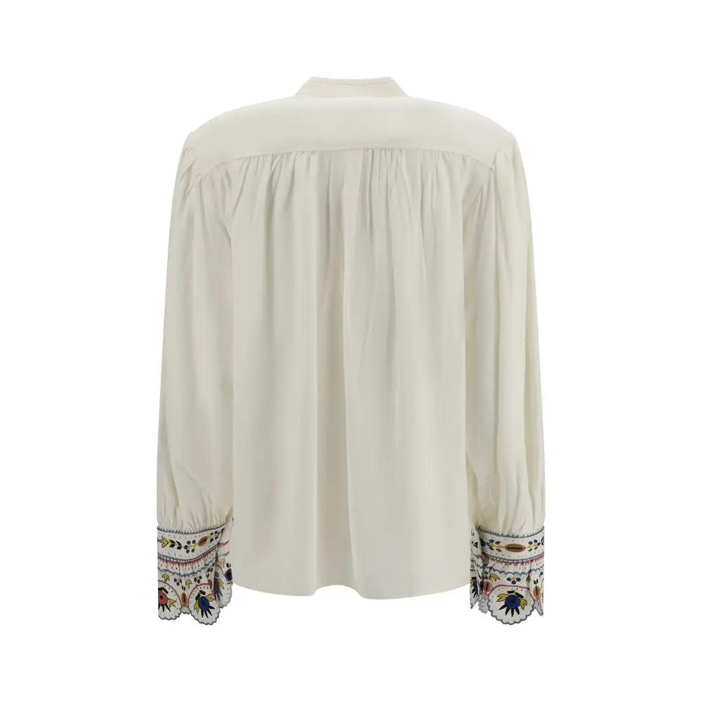 Isabel Marant Étoile Isabel Marant Étoile White Viscose Shirt