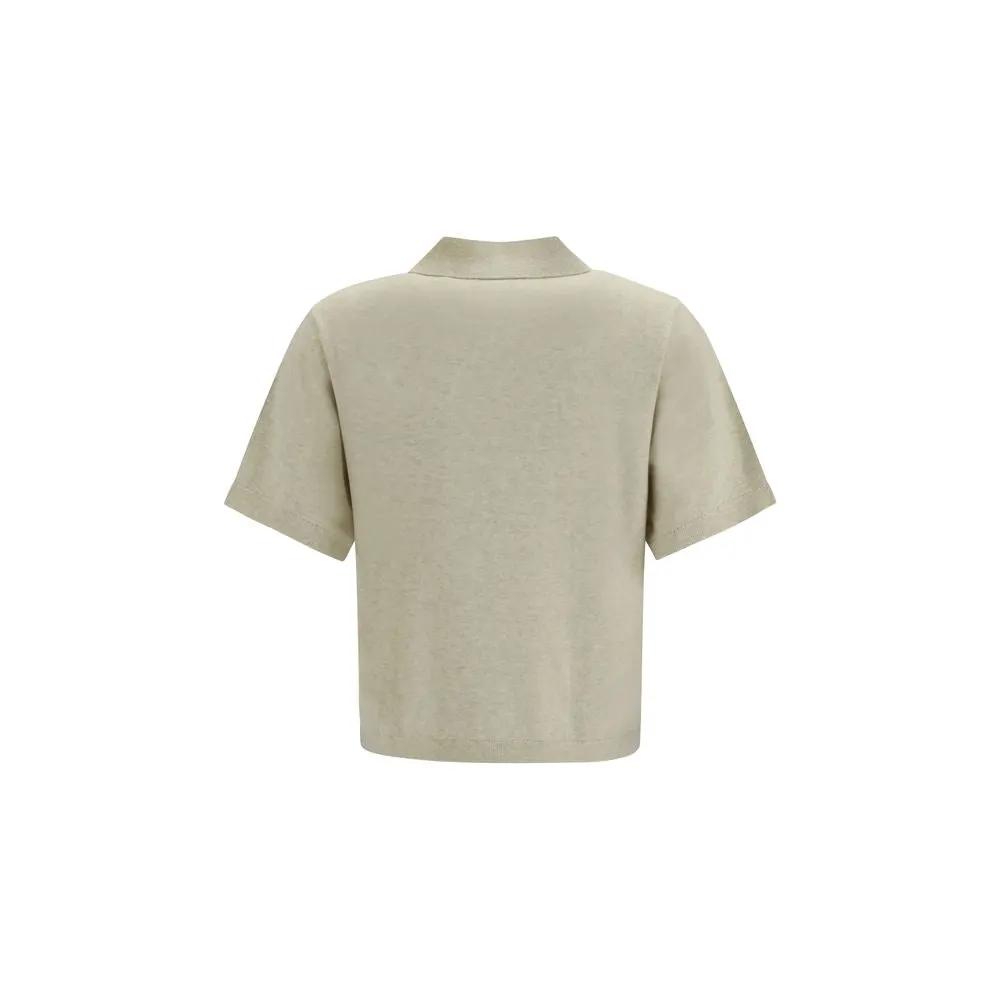 Isabel Marant Étoile Gray Cotton Polo Shirt