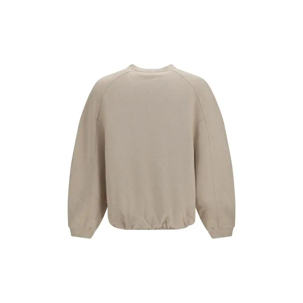 Jacquemus Beige Cotton Sweatshirt