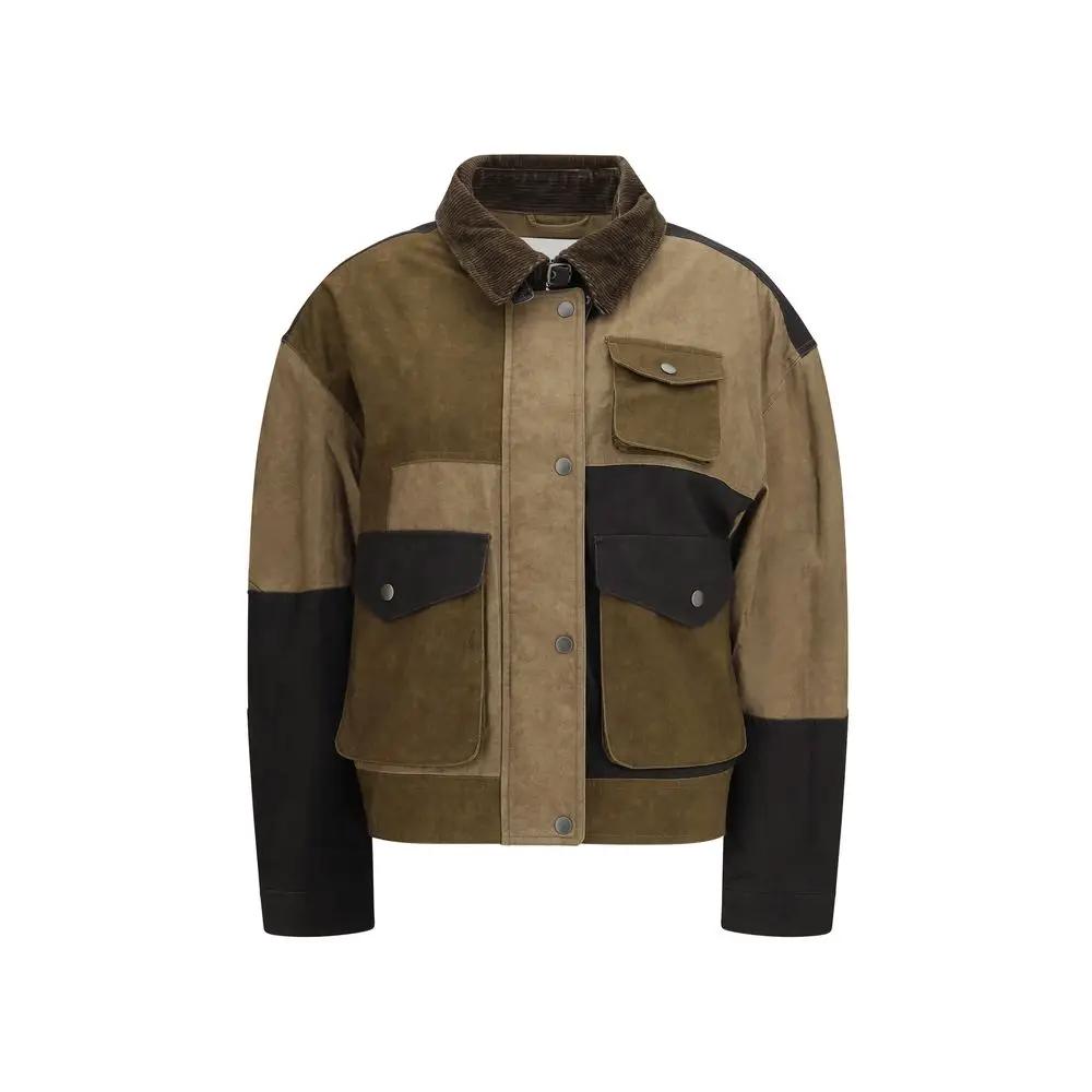 Isabel Marant Étoile Isabel Marant Étoile Bicolor Cotton Denim Jacket