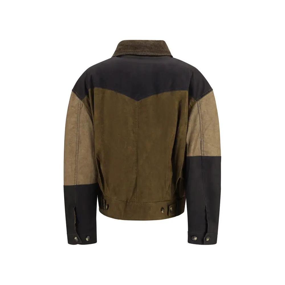 Isabel Marant Étoile Isabel Marant Étoile Bicolor Cotton Denim Jacket