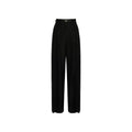 Max Mara Max Mara Black Elastane Casual Pants