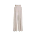 Max Mara Max Mara Beige Elastane Casual Pants
