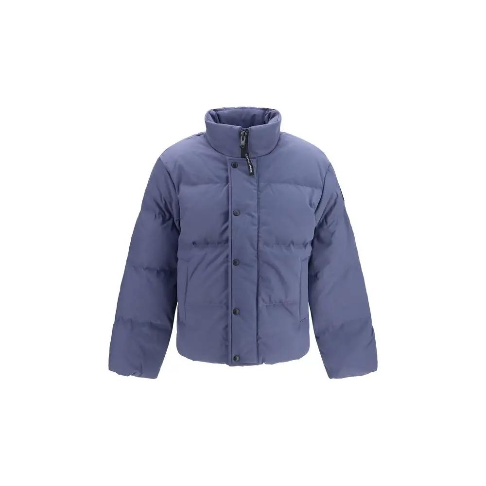 Canada Goose Canada Goose Blue Recycled Polyester Full-Length Jacket