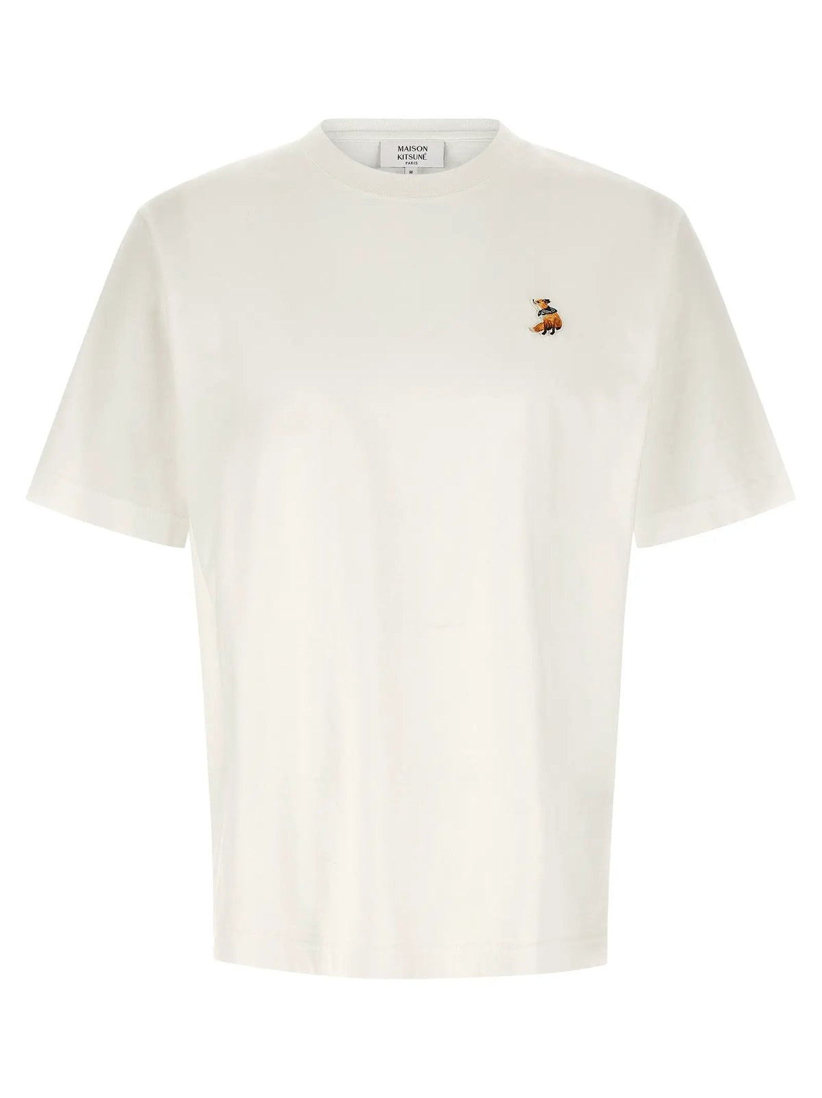 T-shirt Maison Kitsuné en coton biologique blanc