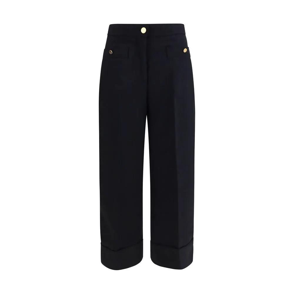 Tailleur-pantalon Thom Browne en laine bleue Oves Aries
