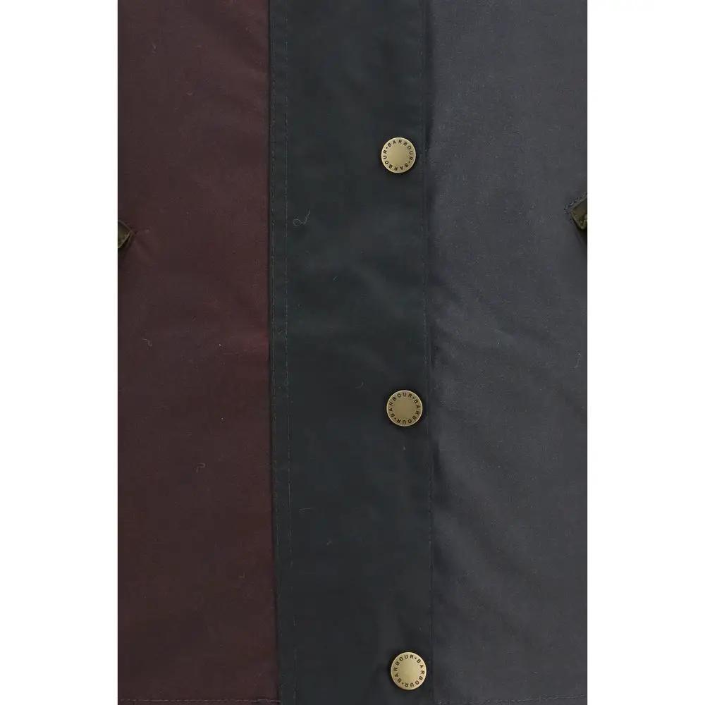 Barbour Barbour Blue Cotton Full-Length Jacket