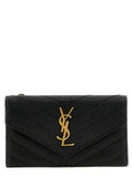 Saint Laurent Black Calfskin Cardholder