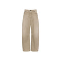 Max Mara Beige Cotton Relaxed Fit Jeans