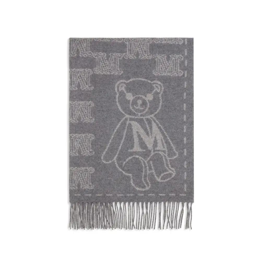 Max Mara Max Mara Gray Cashmere Scarf