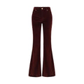 Jacob Cohen Bordeaux Cotton Flared Jeans